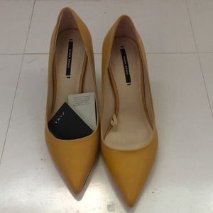 ZARA Yellow Pumps